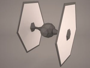 cravatta droide star wars Modello 3D