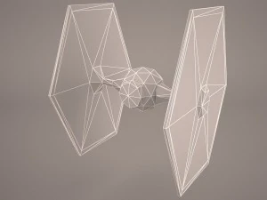 tie droid star wars 3D Model