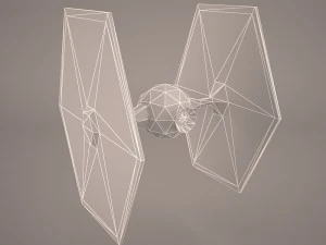 tie droid star wars 3D Model