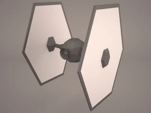 tie droid star wars 3D Model