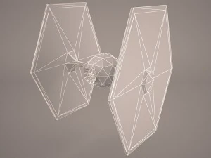 tie droid star wars 3D Model