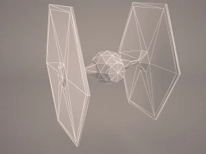 tie droid star wars 3D Model