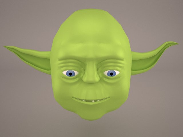 yoda star wars 3D Model .c4d .max .obj .3ds .fbx .stl .blend 