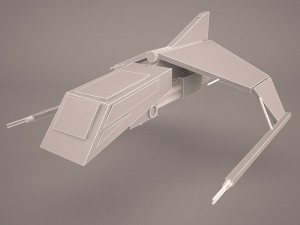 y-wing starfighter and r2d2 star wars Modello 3D