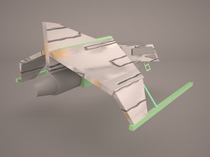 y-wing starfighter and r2d2 star wars Modello 3D