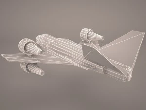 ज़ेड-विंग स्टारफाइटर और आर2डी2 स्टार वार्स 3D मॉडल