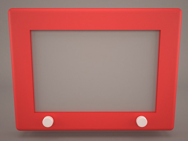 etch a sketch Modèle 3D .c4d .max .obj .3ds .fbx .stl .blend 