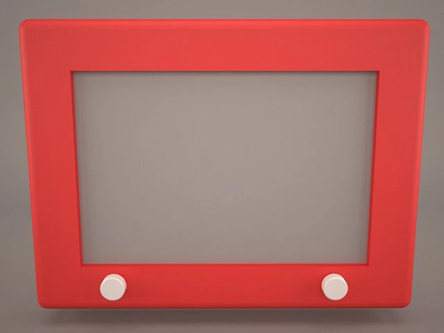 etch a sketch 3D Model .c4d .max .obj .3ds .fbx .stl .blend 
