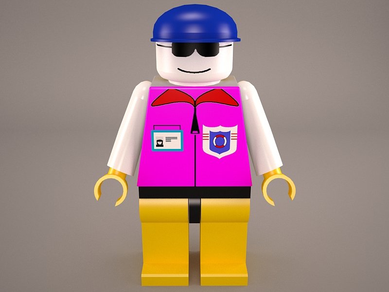 Lego Man 3d Model In Other 3dexport