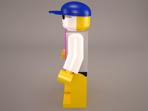 lego man 3D Model