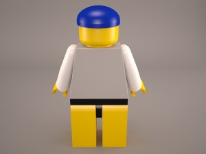 lego man 3D Model