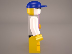 lego man 3D Model