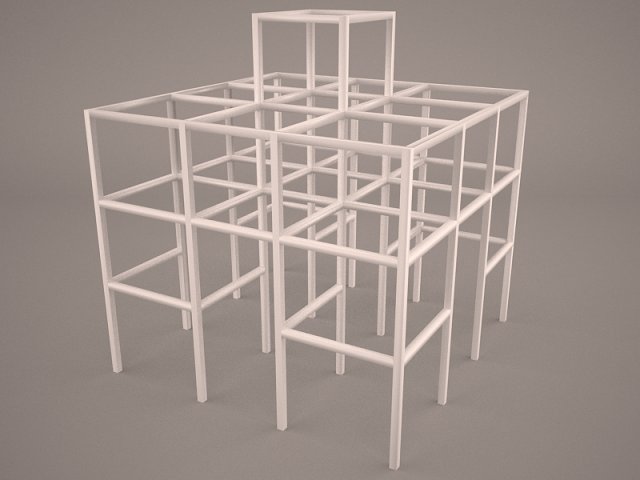 play ground bars 3D Model .c4d .max .obj .3ds .fbx .stl .blend 