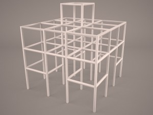 play ground bars 3D-Modell