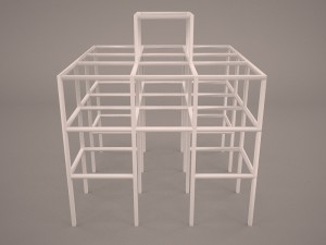 play ground bars 3D Model