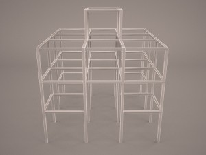 play ground bars 3D Model