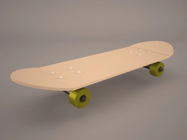 滑板 3D 模型 .c4d .max .obj .3ds .fbx .stl .blend 