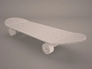 滑板 3D 模型