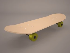 滑板 3D 模型