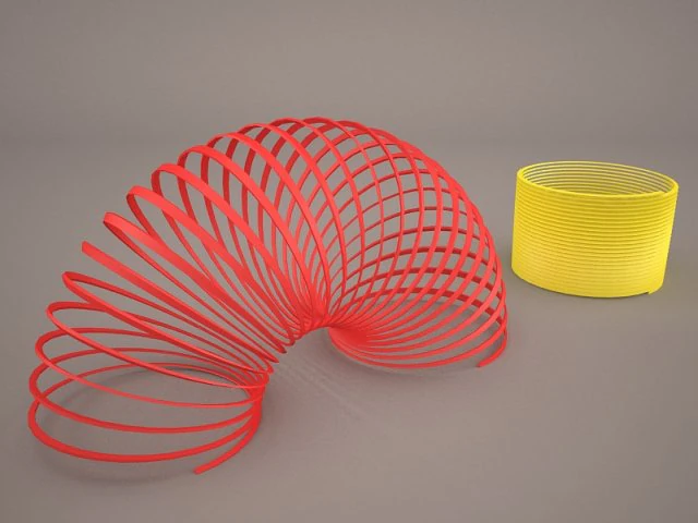 toy spring 3D Model .c4d .max .obj .3ds .fbx .stl .blend 