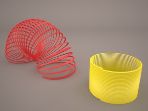 toy spring 3D 模型
