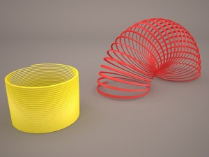 toy spring 3D 模型