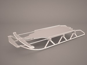 snow sled 3D Model