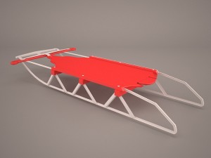 snow sled 3D Model