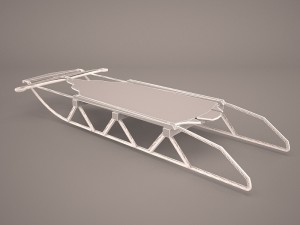 snow sled 3D Model