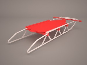 snow sled 3D Model