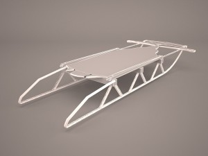 snow sled 3D Model