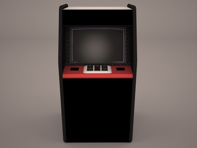 arcade game machine 3D Model .c4d .max .obj .3ds .fbx .stl .blend 