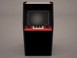 アーケードゲーム機 3Dモデル