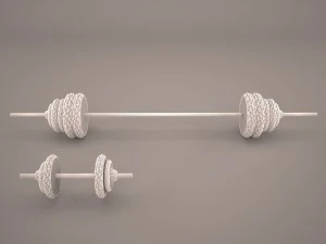 barbells 3D Model