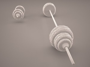 barbells 3D 모델