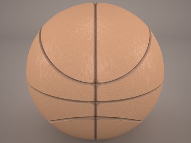 basketball spalding 3D Модель .c4d .max .obj .3ds .fbx .stl .blend 