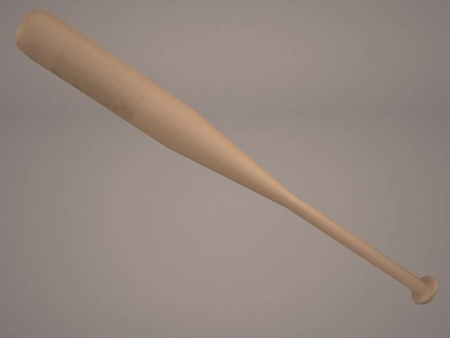 baseball bat with barbed wire 3D Model .c4d .max .obj .3ds .fbx .stl .blend