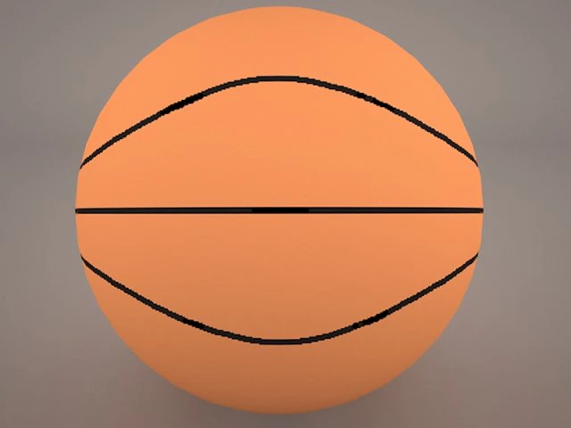 basketball spalding 3D Model .c4d .max .obj .3ds .fbx .stl .blend 