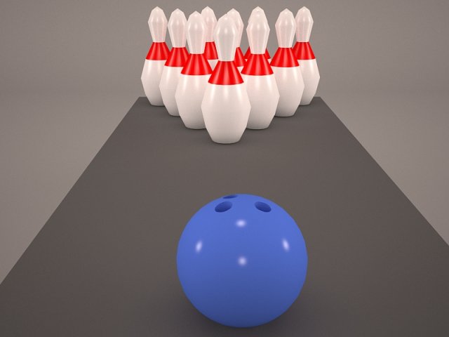 bowling Modèle 3D .c4d .max .obj .3ds .fbx .stl .blend 