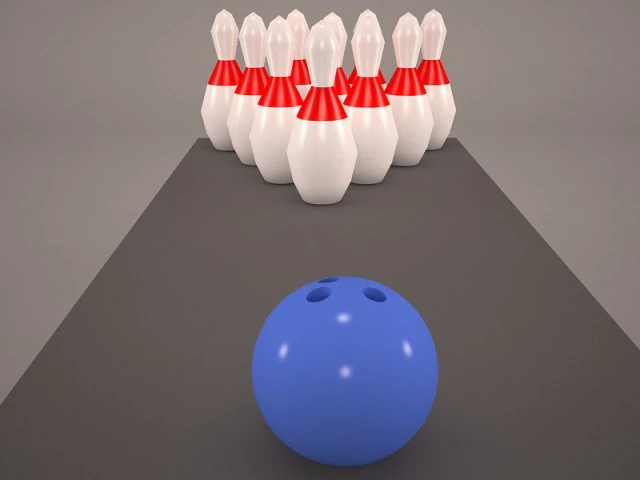 boliche Modelo 3D .c4d .max .obj .3ds .fbx .stl .blend 