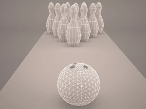 boliche Modelo 3D