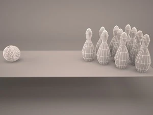 boliche Modelo 3D