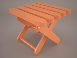 fishing chair 3D Model