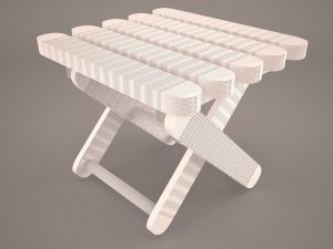 fishing chair 3D Model