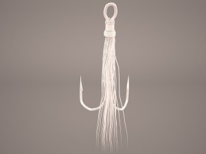 fly fishing lure 3D 모델