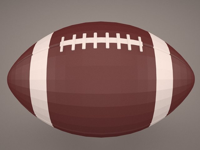 football wilson 3D Model .c4d .max .obj .3ds .fbx .stl .blend 