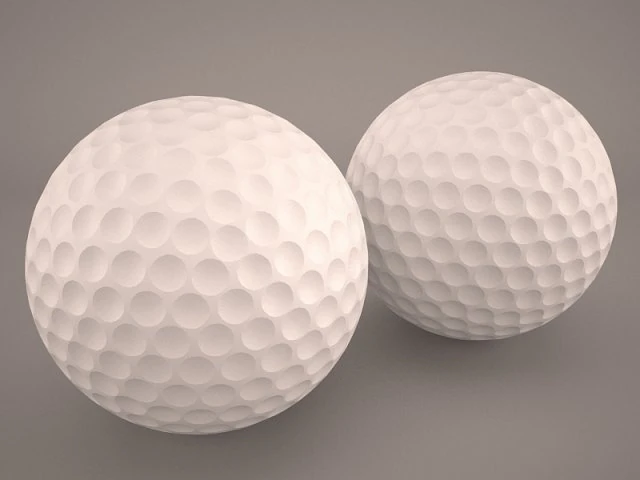 गोल्फ की गेंद 3D मॉडल .c4d .max .obj .3ds .fbx .stl .blend 