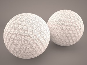 golf ball 3D 모델