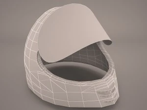 helmet f1 generic 3D Model