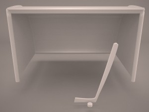 hockey net 3D मॉडल